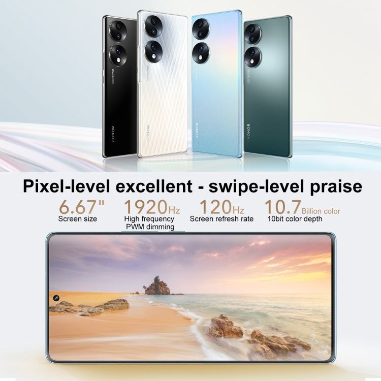 Triple Back Cameras, Screen Fingerprint Identification,  6.67 inch Magic UI 6.1 Qualcomm Snapdragon 778G Plus Octa Core up to 2.5GHz, Network: 5G, OTG, NFC, Not Support Google Play