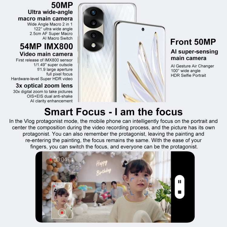 Triple Back Cameras, Screen Fingerprint Identification, 6.78 inch Magic UI 6.1 Dimensity 8000 Octa Core up to 2.75GHz, Network: 5G, OTG, NFC, Not Support Google Play