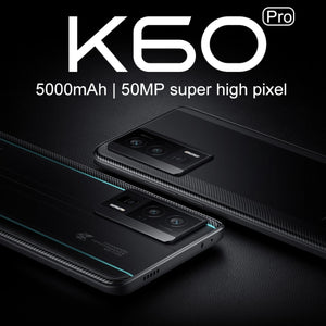 Redmi K60 Pro 5G, RAM+ROM(12GB+256GB), Triple Back Cameras, Screen Fingerprint Identification, 5000mAh Battery, 6.67 inch MIUI 14 Snapdragon 8 Gen2 Octa Core 4nm up to 3.19GHz, Network: 5G, Dual SIM, NFC, Heart Rate