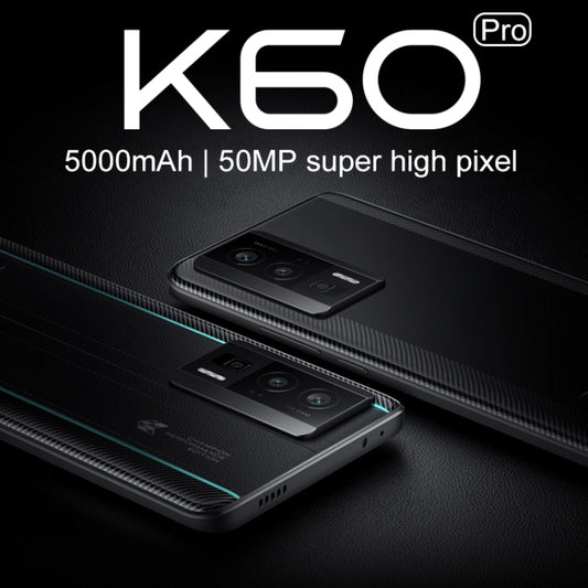 Redmi K60 Pro 5G, RAM+ROM(12GB+256GB), Triple Back Cameras, Screen Fingerprint Identification, 5000mAh Battery, 6.67 inch MIUI 14 Snapdragon 8 Gen2 Octa Core 4nm up to 3.19GHz, Network: 5G, Dual SIM, NFC, Heart Rate