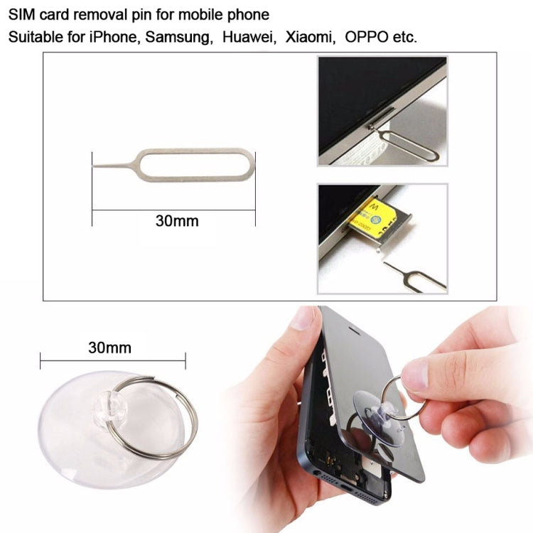 10 in 1 Repair Kits (4 x Screwdriver + 2 x Teardown Rods + 1 x Chuck + 2 x Triangle on Thick Slices + Eject Pin), 10 in 1