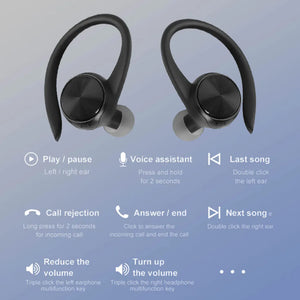 XIAOMI R200 Wireless Earbuds Open Ear Bluetooth Headphone EarHooks 9D Stereo Sound Earphones Sports LED Display Headset With Mic