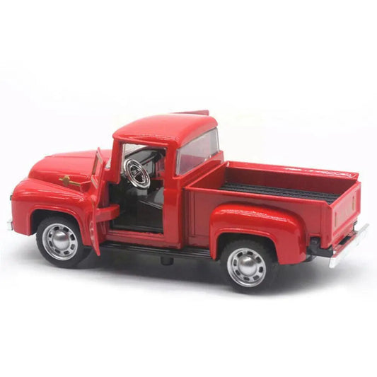 Vintage Red Metal Truck Toy