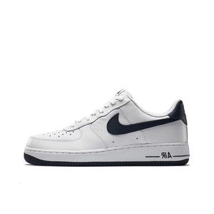 Nike Air Force 1 Low Black White Swoosh Casual Retro Sneakers For Men & Women