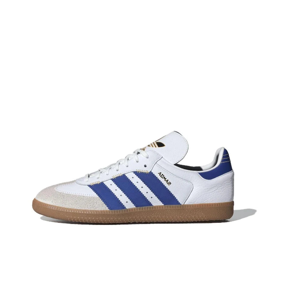 Adidas Samba Sliver color Men's and Women's Unisex Skateboard Casual Classic Low-Top Retro Sneakers Shoes ID8349