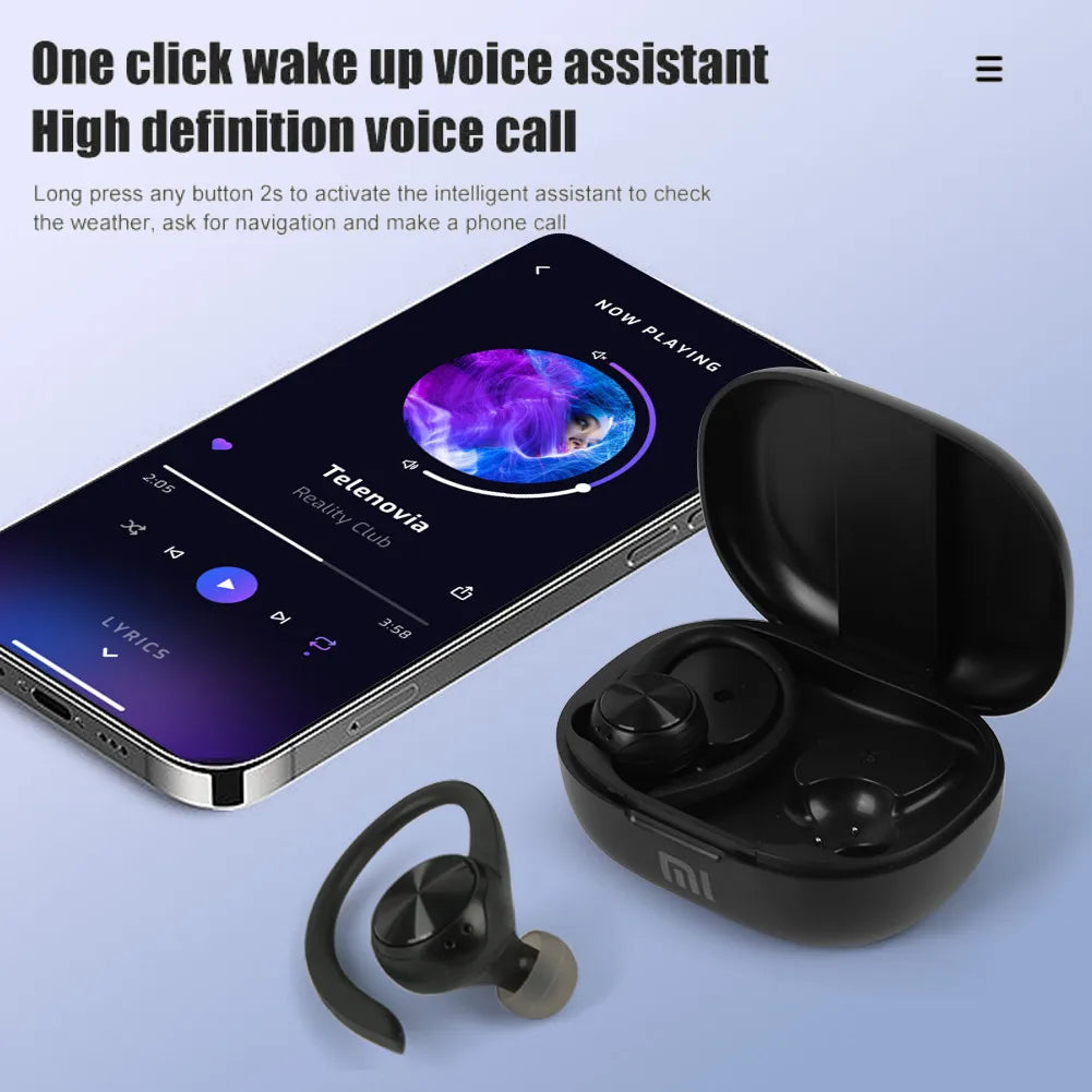 XIAOMI R200 Wireless Earbuds Open Ear Bluetooth Headphone EarHooks 9D Stereo Sound Earphones Sports LED Display Headset With Mic