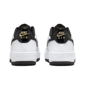 Nike Air Force 1 Low Black White Swoosh Casual Retro Sneakers For Men & Women