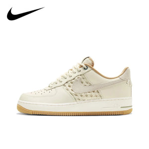 Nike Air Force 1 Low Black White Swoosh Casual Retro Sneakers For Men & Women