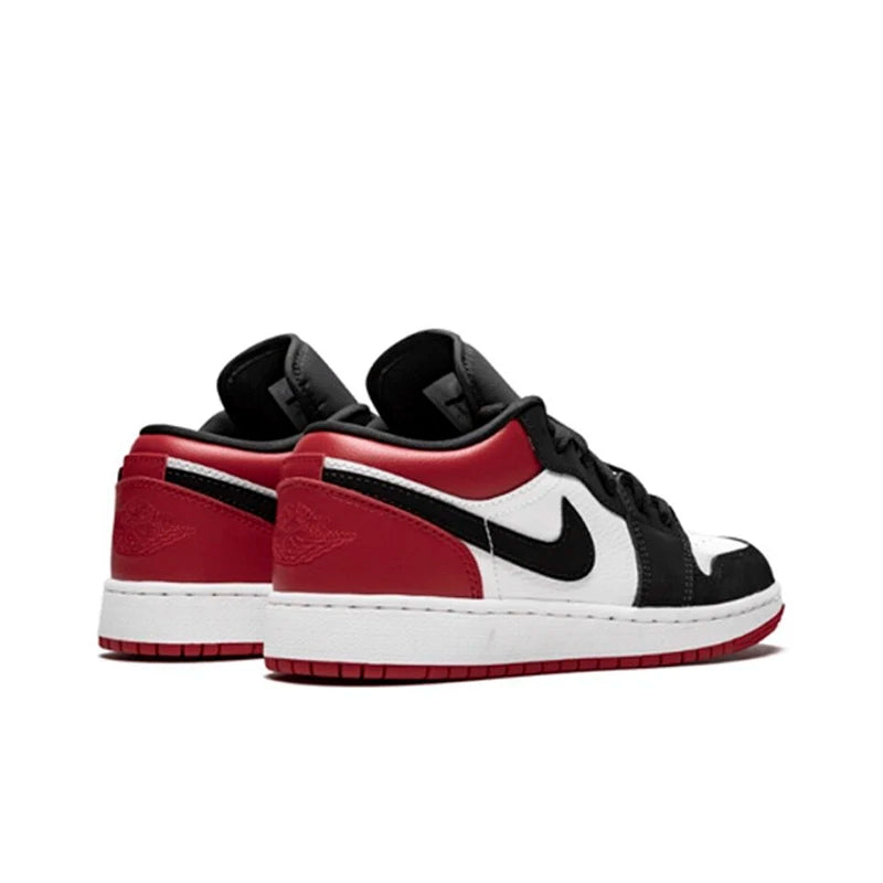 Original Air Jordan 1 Low "Cherry" Pink GS Size For Women's Non-Slip Low-Top Retro Classic Basketball Shoes Sneakers 554723-106