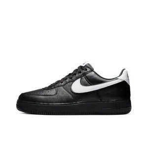 Nike Air Force 1 Low Black White Swoosh Casual Retro Sneakers For Men & Women