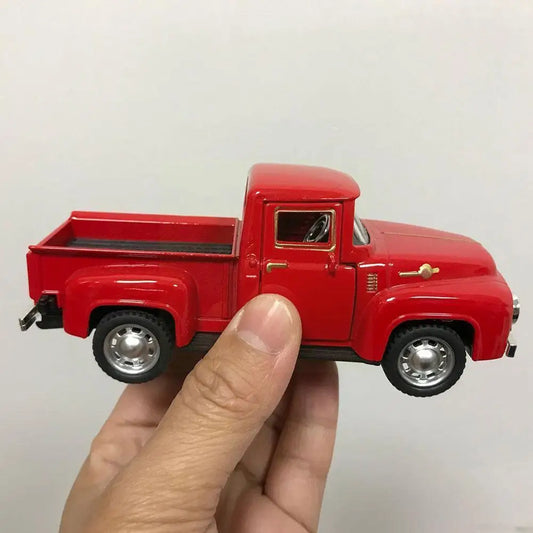 Vintage Red Metal Truck Toy