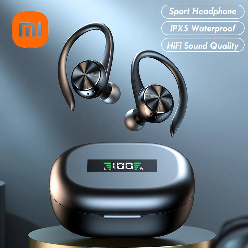 XIAOMI R200 Wireless Earbuds Open Ear Bluetooth Headphone EarHooks 9D Stereo Sound Earphones Sports LED Display Headset With Mic