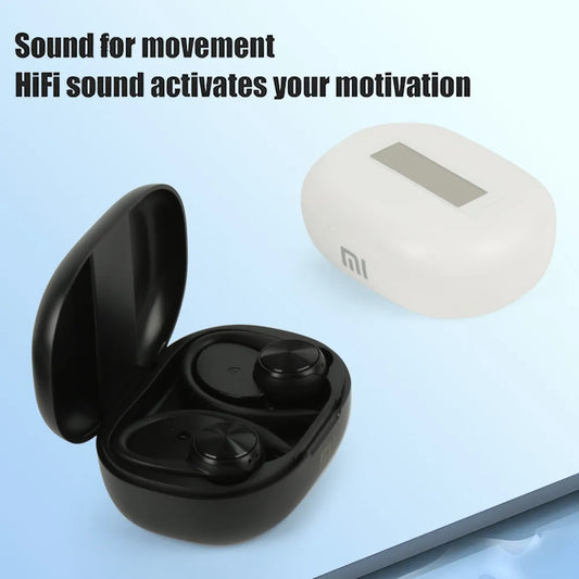 XIAOMI R200 Wireless Earbuds Open Ear Bluetooth Headphone EarHooks 9D Stereo Sound Earphones Sports LED Display Headset With Mic