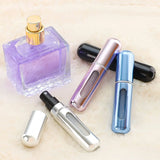 8/5ml  Portable  Mini Aluminum Spray Refillable Bottle