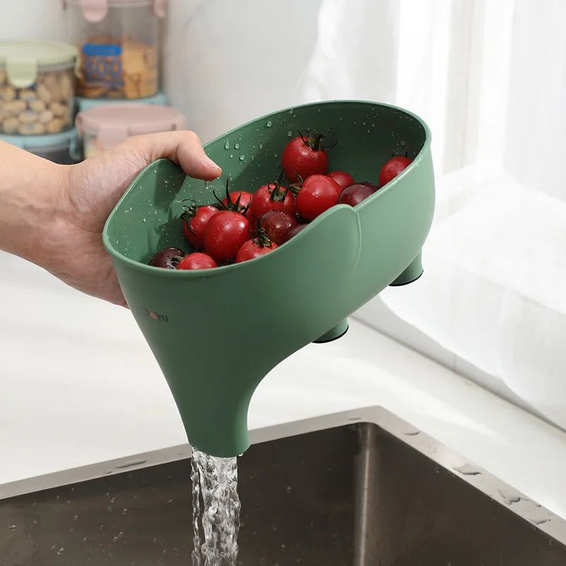 Fruit and Vegetable Drain Basket