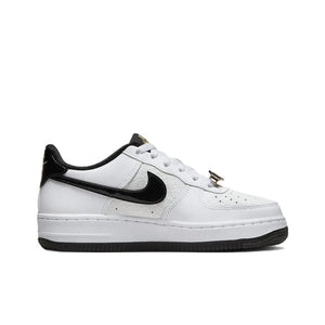 Nike Air Force 1 Low Black White Swoosh Casual Retro Sneakers For Men & Women