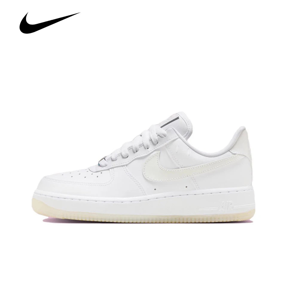 Nike Air Force 1 Low Black White Swoosh Casual Retro Sneakers For Men & Women