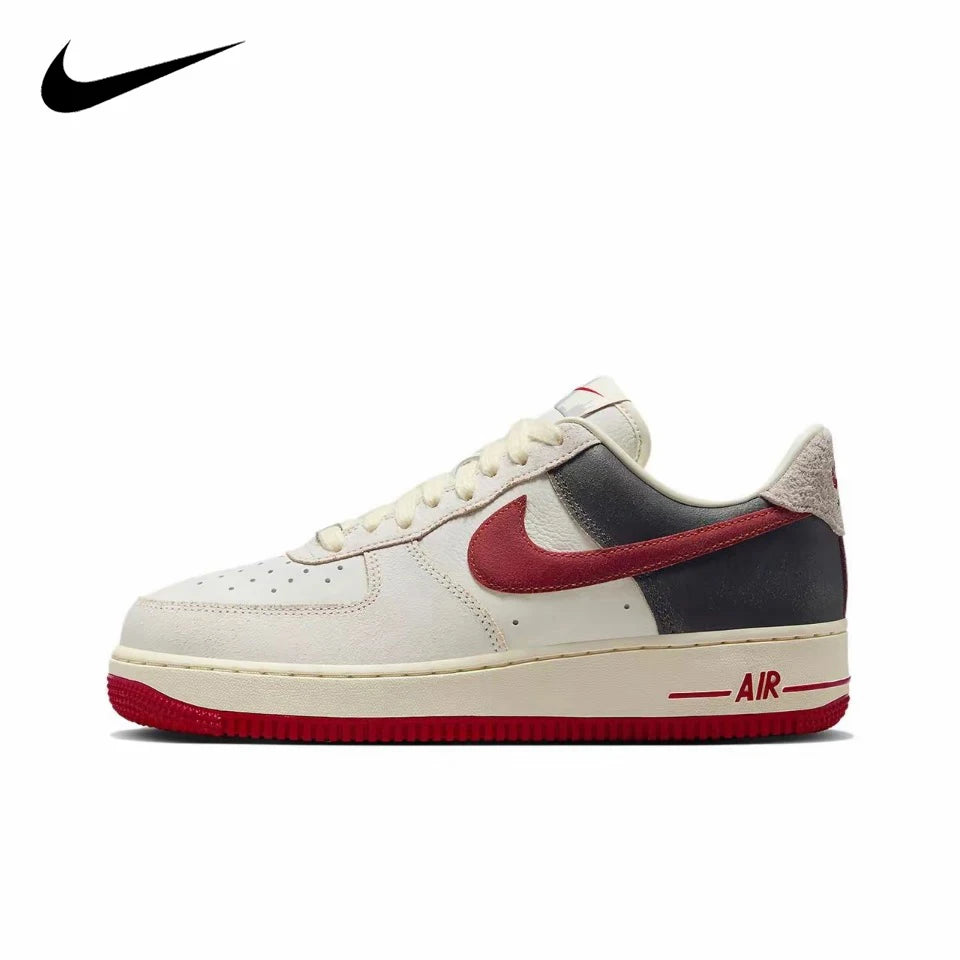 Nike Air Force 1 Low Black White Swoosh Casual Retro Sneakers For Men & Women