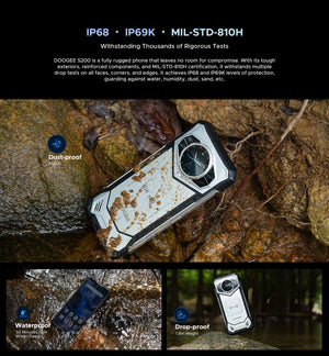 Global Version DOOGEE S200 5G Rugged Phone 6.72