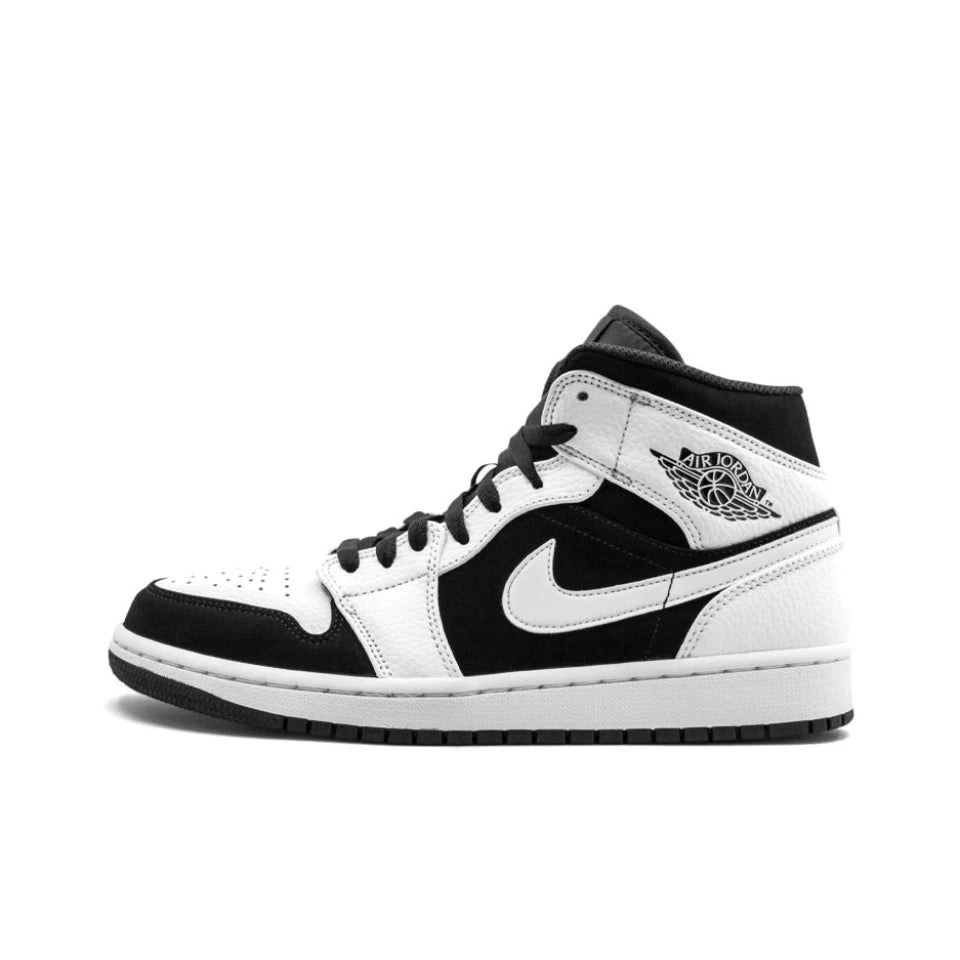 Air Jordan 1 Mid 'Chicago' Red and White For Men Classic Retro Basketball Sneakers Shoes