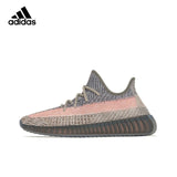 Original Adidas Yeezy 350 V2 Boost Black Deep Color Men's and Women's Unisex Casual Classic Running Retro Sneakers Shoes FU9006