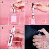 8/5ml  Portable  Mini Aluminum Spray Refillable Bottle