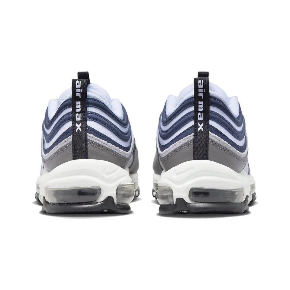 Nike Air Max 97 "Georgetown" Men's and Women's Running Shoes Breathable Sports Unisex Blue Grey Sneakers