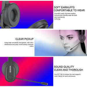 OY632  For Call Center Office Telephone Noise Cancelling Mic HiFi Stereo Earphone