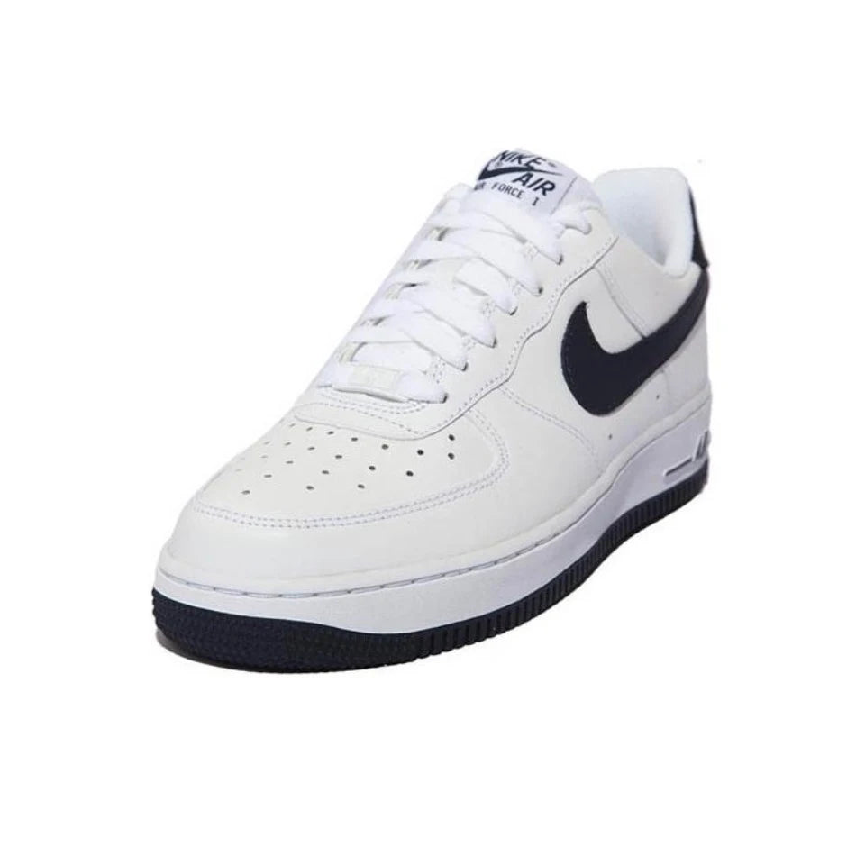 Nike Air Force 1 Low Black White Swoosh Casual Retro Sneakers For Men & Women