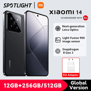 New Xiaomi 14 Smartphone Global Version 12GB RAM 256GB / 512GB ROM Snapdragon 8 Gen 3 6.36