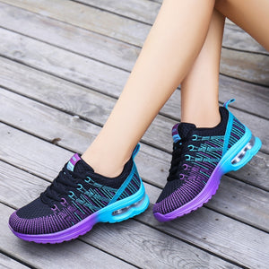 Casual Mesh Women Sneakers Breathable Half-cushion Running Shoes