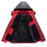 Men Winter Thick Fleece Waterproof Outwear Down Jackets Coats