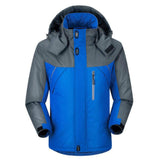 Men Winter Thick Fleece Waterproof Outwear Down Jackets Coats