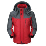 Men Winter Thick Fleece Waterproof Outwear Down Jackets Coats