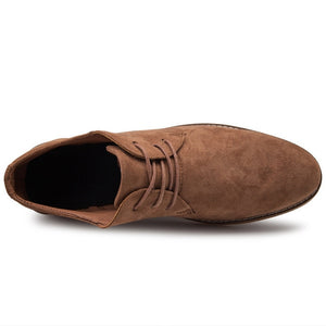 British Style Casual Shoes Suede Oxford Leather Men Shoes