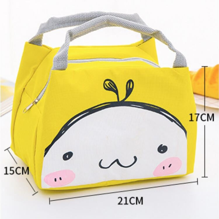 Portable Student Lunch Outdoor Portable Insulation Child Cute Student Lunch Box Bag