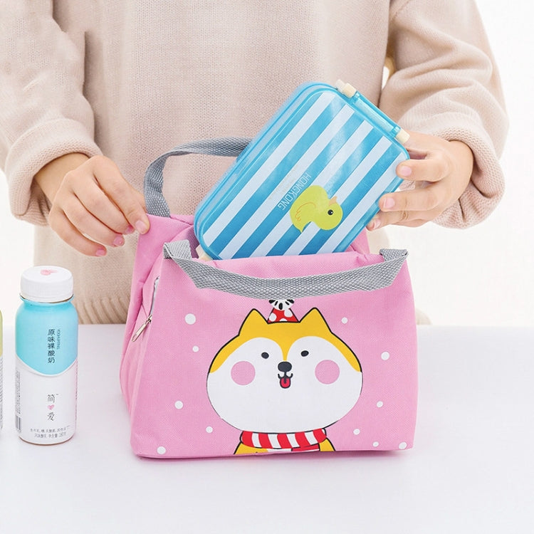 Portable Student Lunch Outdoor Portable Insulation Child Cute Student Lunch Box Bag