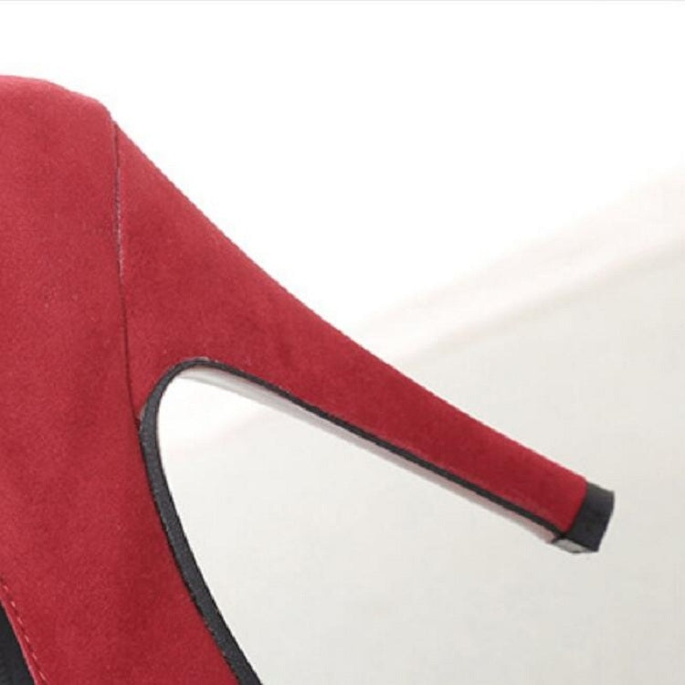 Women Shoes Round Toe Stiletto High Heels