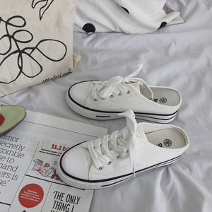 Women Heightened Canvas Shoes