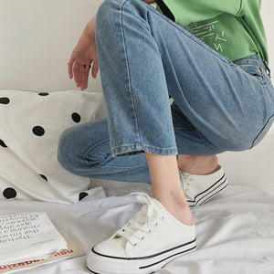 Women Heightened Canvas Shoes