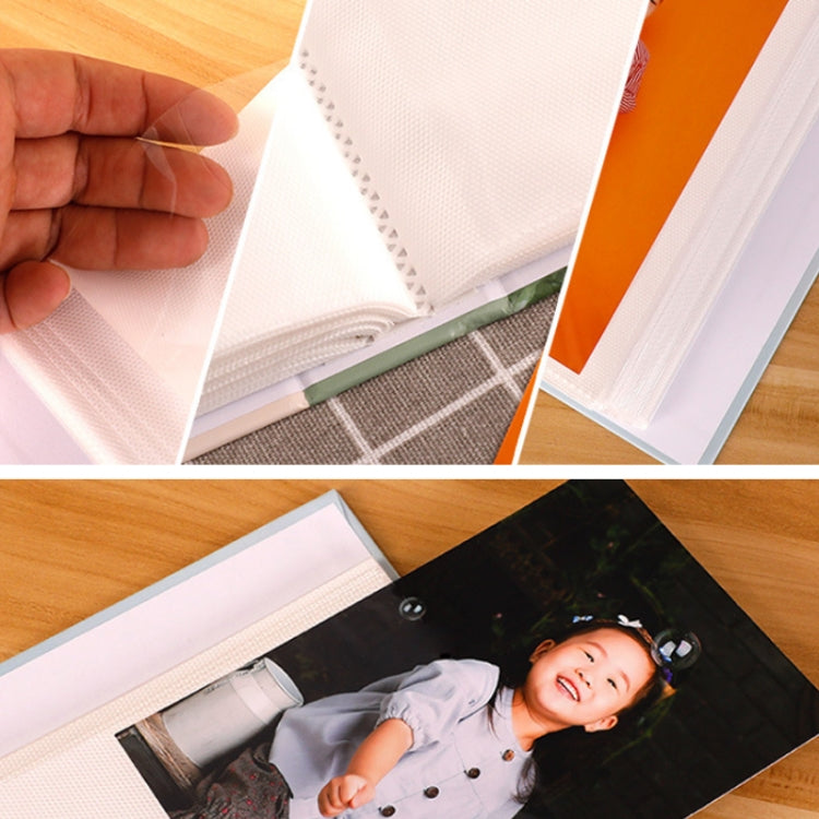 Large 6 Inch 100 Sheets Hot Stamping Interstitial Photo Album