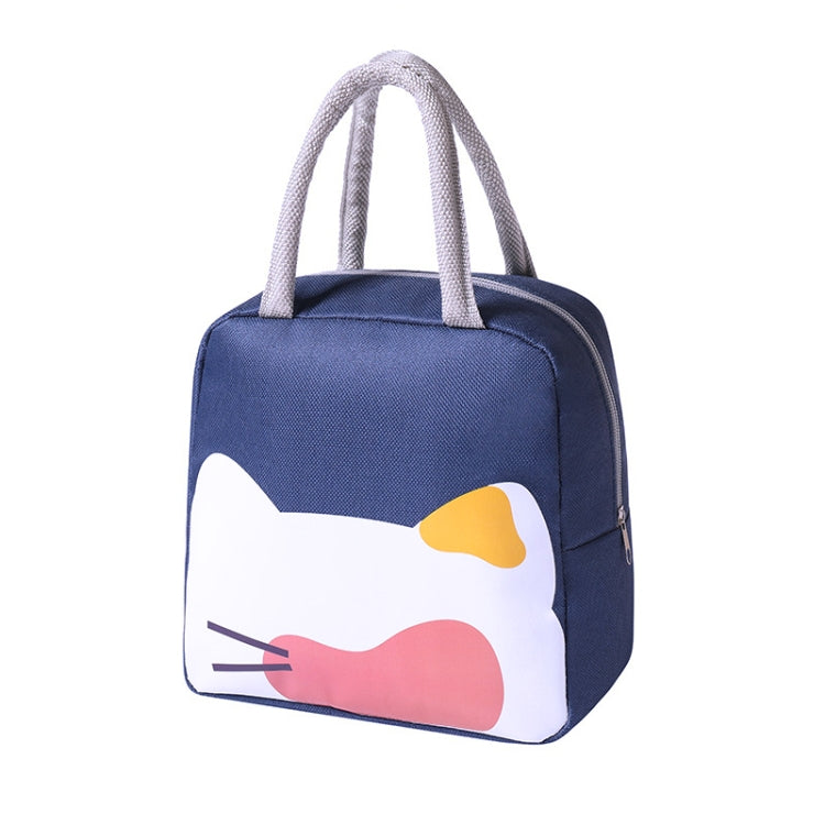 QW001 Cartoon Thick Aluminum Foil Lunch Bag Student Lunch Box Handbag Insulated Bag