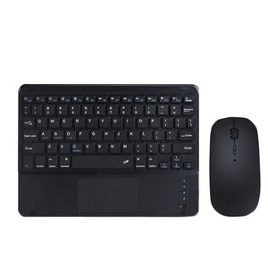 871 9.7 Inch Portable Wireless Bluetooth Keyboard With Touch Screen IPad + Mouse Set for iPad