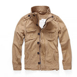 Autumn And Winter Middle Aged Men Jacket Casual Workers Dress Denim Jackets Clothes