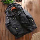 LSM-121 Men Autumn And Winter Jackets Grab Fleece Inner Lining Outdoor Hiking Clothes, Series 2