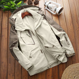 LSM-121 Men Autumn And Winter Jackets Grab Fleece Inner Lining Outdoor Hiking Clothes, Series 2