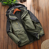 LSM-121 Men Autumn And Winter Jackets Grab Fleece Inner Lining Outdoor Hiking Clothes, Series 2