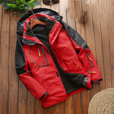 LSM-121 Men Autumn And Winter Jackets Grab Fleece Inner Lining Outdoor Hiking Clothes, Series 2