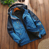 LSM-121 Men Autumn And Winter Jackets Grab Fleece Inner Lining Outdoor Hiking Clothes, Series 2