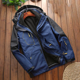 LSM-121 Men Autumn And Winter Jackets Grab Fleece Inner Lining Outdoor Hiking Clothes, Series 2